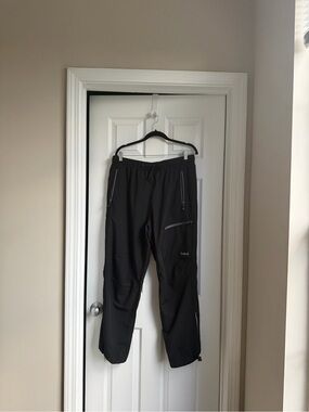 Baleaf Black Women's Track Joggers with Reflective Trim